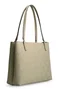 Guess Amara Logo 4G Sac bandoulière en textile Vert olive