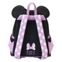 LOUNGEFLY Sac à dos Minnie Mouse Disney Rock the Dots floral - 22.9x11.4x26.7 cm, polyuréthane, réglable, poches multiples
