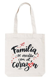 ERIK Sac shopping personnalisé avec anses large, Taille 37x39x10cm, 100% coton recyclé