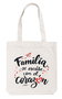 ERIK Sac shopping personnalisé avec anses large, Taille 37x39x10cm, 100% coton recyclé