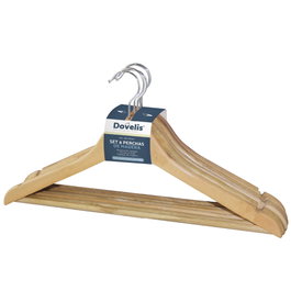 Dovelis Set de 6 perchas madera
