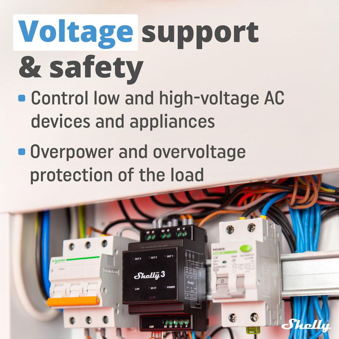 Module relais Shelly DIN PRO 3
