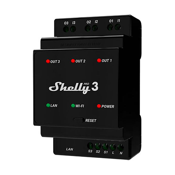 Module relais Shelly DIN PRO 3