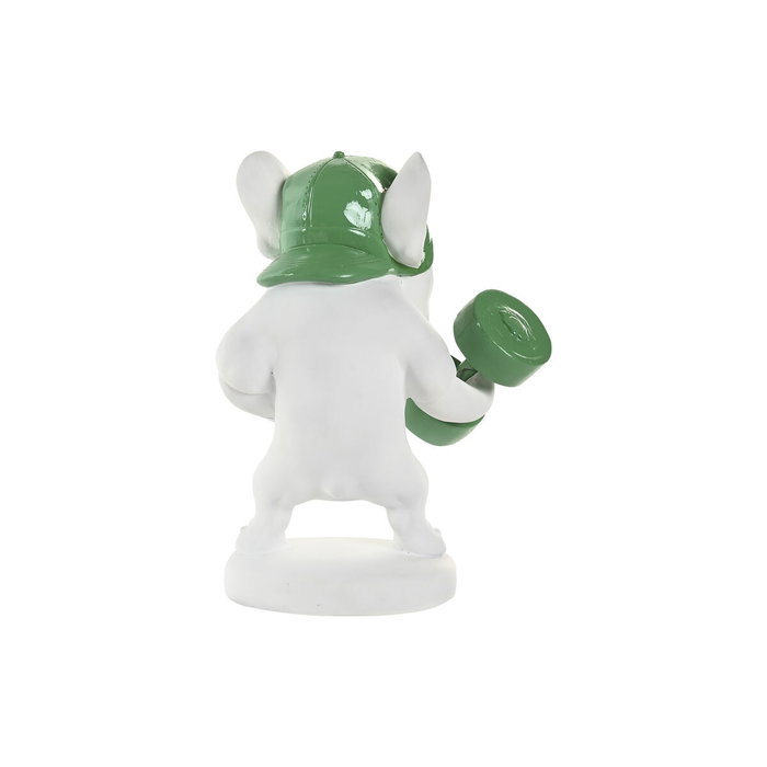 Home ESPRIT Figurine Décorative Chien Blanc Multicouleur (Lot de 3)