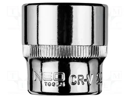 NEO TOOLS Douille 6 pans HEX 22mm 3/8 po 30mm