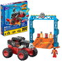 MEGA Construx Hot Wheels Monster Trucks Piste Bone Shaker HKF87 - Jeu de construction avec accessoires - Pour enfants de 5 ans et plus