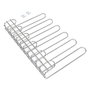 Emuca Porte-verres pour meubles Supra 5 rangées, longueur 320mm, Acier, Chromé