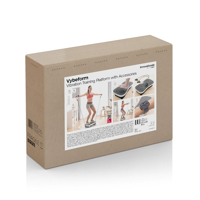 Pack Set de Bandes de Résistance avec Accessoires et Guide d´Entraînement et Plate-forme d'Entraînement par Vibrations avec Acce