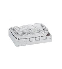 WP European cabling solution WPC-FCB-I0104 Boîtier terminal fibre optique intérieur 4 adaptateurs LC/SC