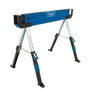 Scheppach MWB600 Lot de 2 Tréteaux de chantier en acier Bleu