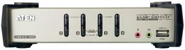 Aten CS1734B Commutateur KVMP™ VGA/audio PS/2-USB 4 ports avec OSD