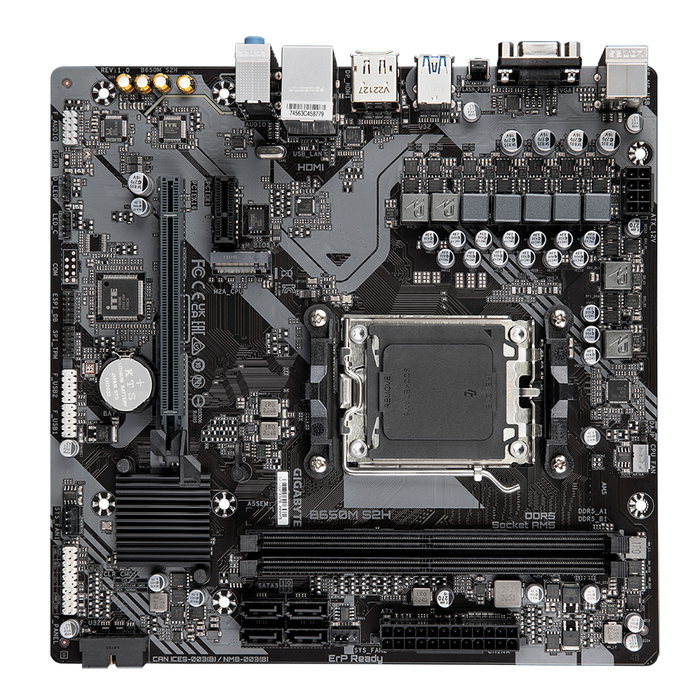 Gigabyte Plaque Mère B650M S2H 1.1 Socket AM5 Chipset AMD B650 Micro ATX DDR5 Gigabyte Plaque Mère B650M S2H 1.1 Socket AM5 Chipset AMD B650 Micro ATX DDR5