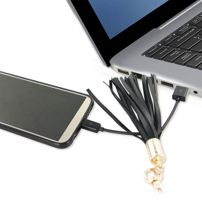 Be Mix Porte-clés avec câbles USB et Micro USB