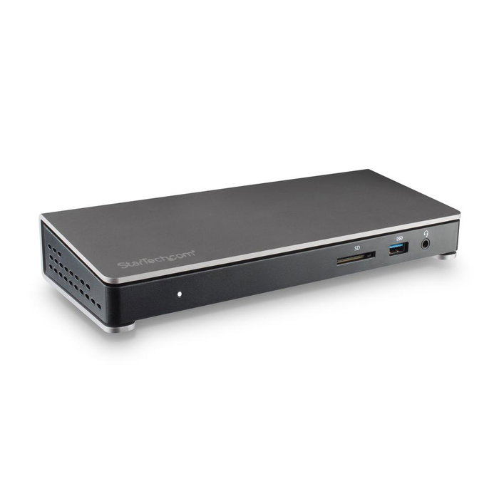 StarTech.com Dock Thunderbolt 3 pour ordinateur portable, double moniteur 4K, Power Delivery 85W, Noir