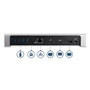 StarTech.com Dock Thunderbolt 3 pour ordinateur portable, double moniteur 4K, Power Delivery 85W, Noir