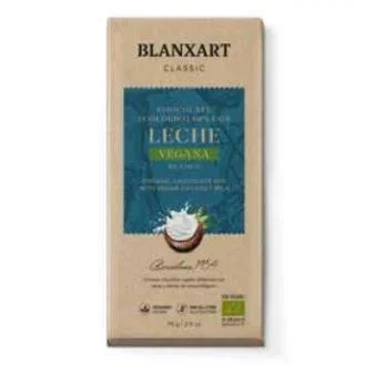BLANXART Chocolat Noir 60% Cacao avec Lait de Coco, 75 g, Éco-Responsable BLANXART Chocolat Noir 60% Cacao avec Lait de Coco, 75 g, Éco-Responsable
