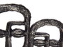 Giftdecor Cadre Double Face avec Base Noir 27x32x10 cm Polyrésine (Set de 4)