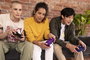 PowerA Manette Xbox avec câble améliorée pour Xbox Series X/S, Xbox One et Windows 10/11 - Deux boutons arrière programmables, vibrations, câble USB 3 m, modèle Purple (1521747-02)