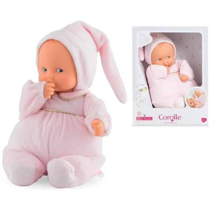 Corolle Doudou Babipouce Pays des Reves 28 cm à la vanille - Doudou peluche bébé naissance