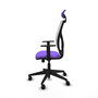 Piqueras y Crespo Chaise de Bureau Motilla Lila et Blanc