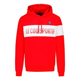 Sweat à capuche homme Le coq sportif Bah N°1 Rouge Rouge