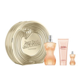 Jean Paul Gaultier Classique Coffret 3 pièces avec Eau de Toilette et Lait Corps