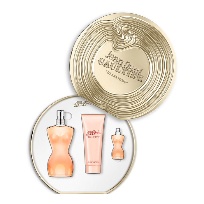 Jean Paul Gaultier Classique Coffret 3 pièces avec Eau de Toilette et Lait Corps