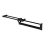 Emuca Porte-vêtements extractible pour armoire, Noir, Aluminium