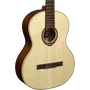 LAG Guitare Classique Occitania 70 4/4 - Table Aboble Engelmann Massif, Fond et Éclisses Acajou