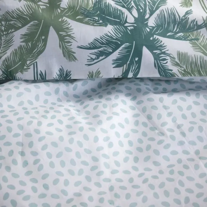 Today - Parure de lit 2 personnes Sunshine 16.6 - 240 x 260 cm - 100% Coton imprimé avec housse de couette et 2 taies d'oreillers - Certification Oeko-Tex