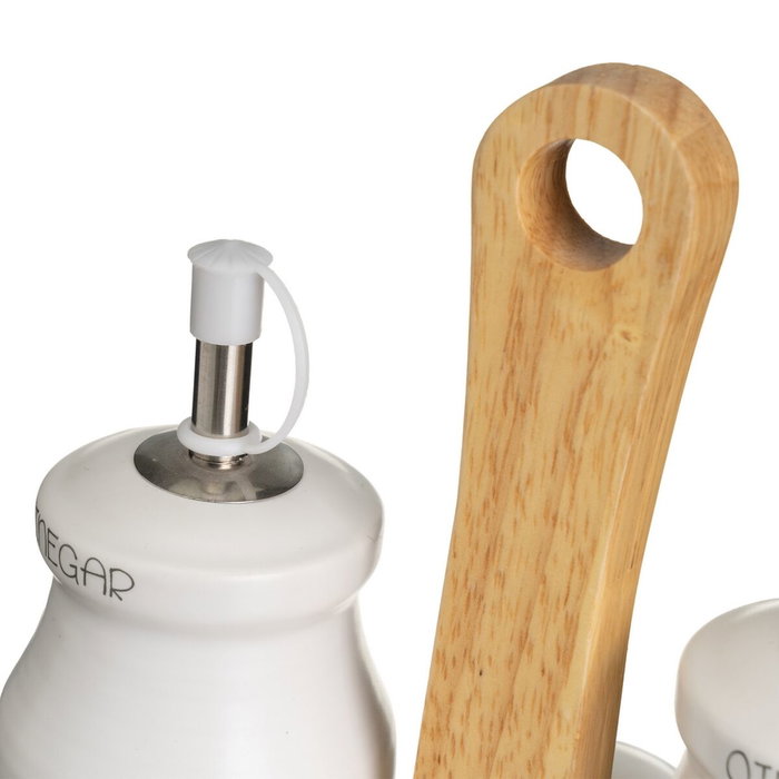 BigBuy Home Ensemble salière et poivrier BERRIES Blanc Rouge Vert Bois Grès 4 Pièces BigBuy Home Ensemble salière et poivrier BERRIES Blanc Rouge Vert Bois Grès 4 Pièces