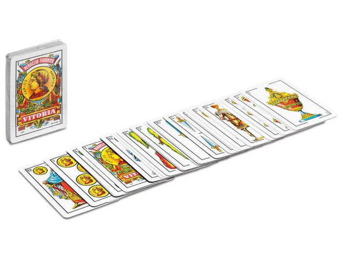 Fournier Jeu de cartes espagnol de 40 cartes - Modèle assorti (PN) Fournier Jeu de cartes espagnol de 40 cartes - Modèle assorti (PN)