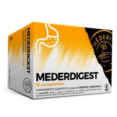 MEDERI NUTRICION INTEGRATIVA Mederdigest 90 Comprimés - Complément Alimentaire Digestif Enzymes et Manzanilla MEDERI NUTRICION INTEGRATIVA Mederdigest 90 Comprimés - Complément Alimentaire Digestif Enzymes et Manzanilla