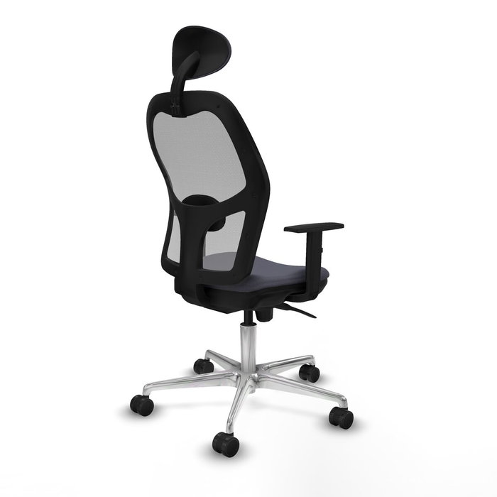 Piqueras y Crespo Chaise de Bureau avec Appui-tête 1D086N1 Gris foncé Piqueras y Crespo Chaise de Bureau avec Appui-tête 1D086N1 Gris foncé