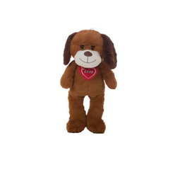 Creaciones Llopis Peluche Animaux Lucky avec Cœur 80 cm - Modèles Assortis