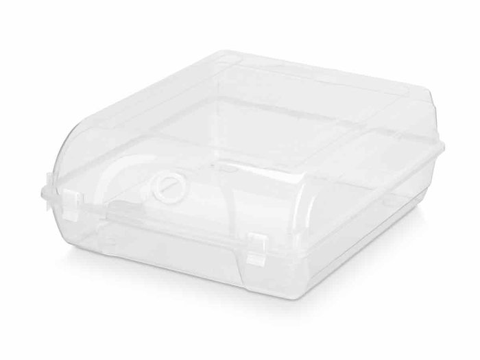KIPIT Boîte organisatrice de bottes transparente