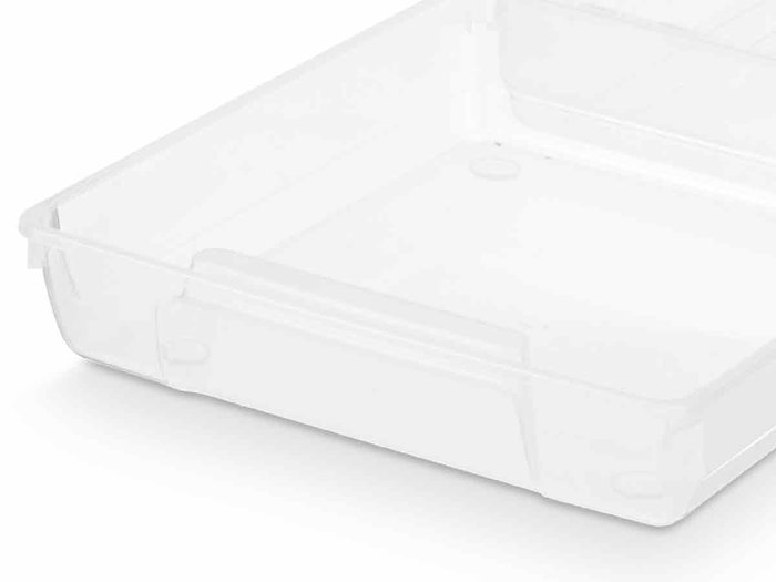 KIPIT Boîte organisatrice de bottes transparente