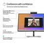 HP Series 5 Pro - Écran de conférence 23.8 pouces FHD USB-C 100 W avec webcam IA Poly Studio, réglage ergonomique quadridirectionnel et design durable