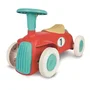 Clementoni - Porteur 1ère voiture vintage pour bébés à partir de 10 mois, 100% recyclé avec klaxon et 4 roues directrices, fabriqué en Italie
