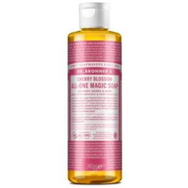 Dr. Bronner's Savon Liquide Fleur de Cerisier 240 ml, Certifié Commerce Equitable