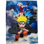 Naruto Plaid Naruto Shippuden - Team 7, 130 x 180 cm, Multicolore