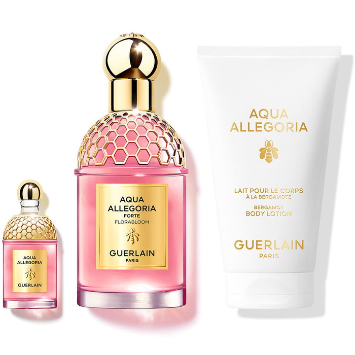 Guerlain Aqua Allegoria Florabloom Forte Coffret Parfum et Lait pour le Corps 75 ml (2 pièces) Unisexe Guerlain Aqua Allegoria Florabloom Forte Coffret Parfum et Lait pour le Corps 75 ml (2 pièces) Unisexe