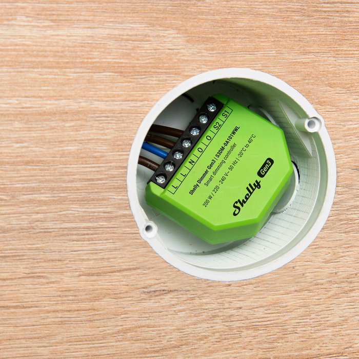 Module interrupteur Wi-Fi Shelly Gen 3 220-240 V