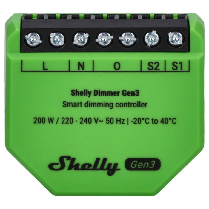 Module interrupteur Wi-Fi Shelly Gen 3 220-240 V