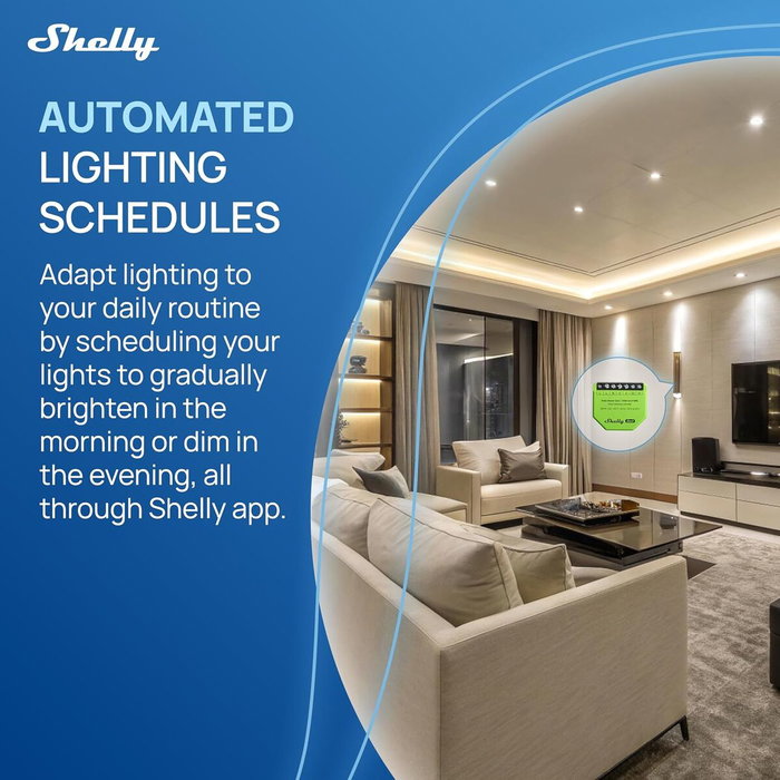 Module interrupteur Wi-Fi Shelly Gen 3 220-240 V