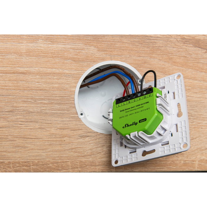 Module interrupteur Wi-Fi Shelly Gen 3 220-240 V