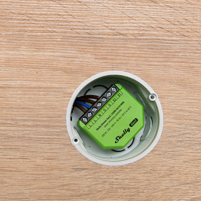 Module interrupteur Wi-Fi Shelly Gen 3 220-240 V