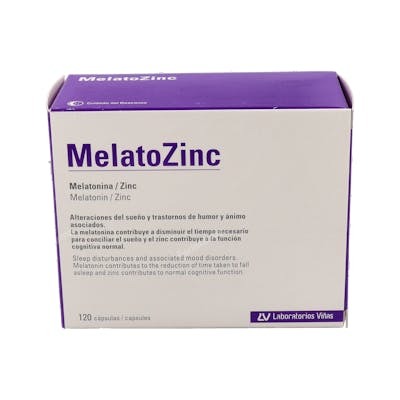 VIÑAS Melatozinc 1 Mg 120 Caps VIÑAS Melatozinc 1 Mg 120 Caps