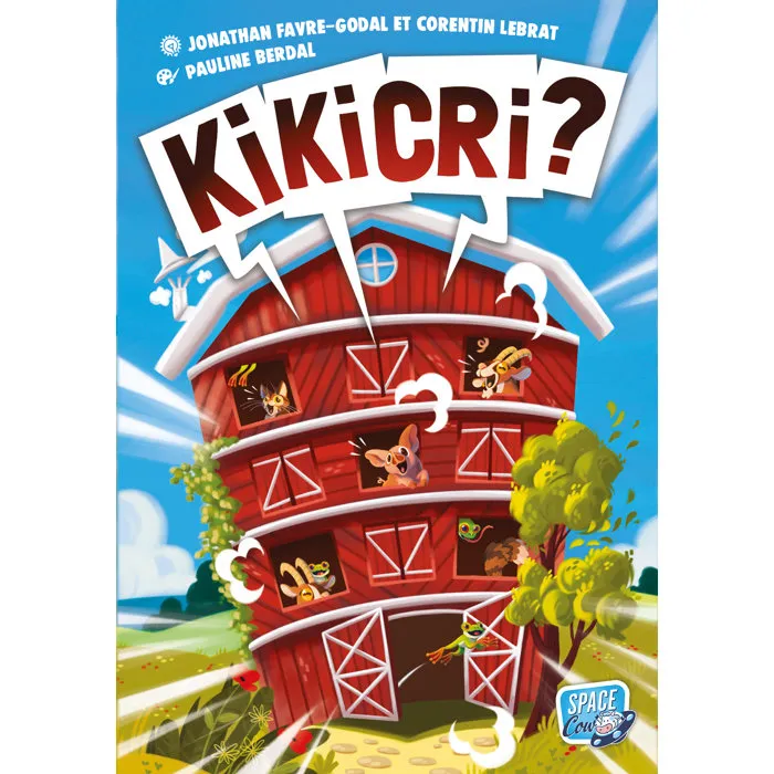 Asmodee KIKICRI - Jeu d'ambiance familial, 3 à 6 joueurs, 10 min, pour enfants dès 5 ans, Version française
