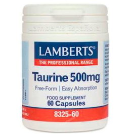 LAMBERTS Taurine 500 mg, 60 capsules